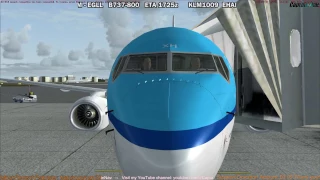 [FSX] PMDG 737 NGX | Amsterdam to London Heathrow Part 1 (by a real Boeing pilot)