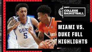 ACC Semifinal: Miami Hurricanes vs. Duke Blue Devils | Full Game Highlights