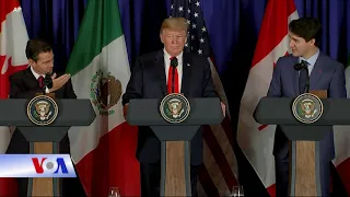 Mỹ, Canada, Mexico ký hiệp định thương mại mới (VOA)