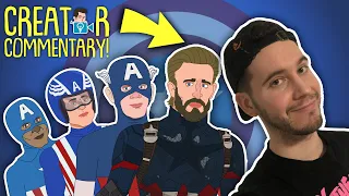 The Evolution of Captain America | CREATOR COMMENTARY - A Look Back At Endgame