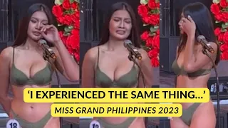 Miss Grand Ph Candidate NAPAIYAK sa screening ng Miss Grand Philippines 2023