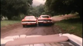 Dukes of Hazzard: General Lee battle and car flip from "Double Dukes"