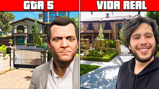 Fui na CASA do MICHAEL DO GTA 5!!! (Los Angeles)