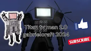 cómo hacer al Titan tv man 2.0 de papel/skibidi toilet papercraft/Titan cinema/