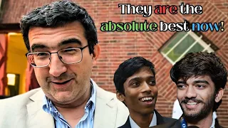 Vladimir Kramnik speaks about Pragg and Gukesh and why he thinks they are the absolute best