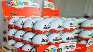 Киндер Сюрпризы, открываем яйца из серии принцессы и ледниковый период, Unboxing Kinder Surprise