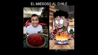 EL MIEDOSO AL CHILE vs EL MIEDOSO AL CHILE #short ANIMADO 4