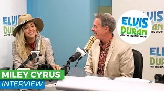 Miley Cyrus Chats About Her Crazy Family, Loving Life in Malibu and Stage Fright | Elvis Duran Show