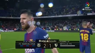 Barcelona vs Sevilla 2-1 - All Goals & Extended Highlights - La Liga 04/11/2017