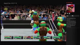 WWE 2K17 Power Ranger VS TMNT
