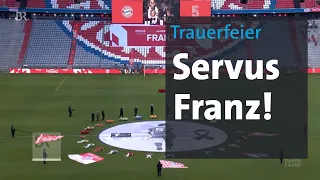 Trauerfeier für Franz Beckenbauer | BR24