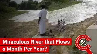 FACT CHECK: Does Video Show Miraculous South Indian River that Flows for a Month Every Year?