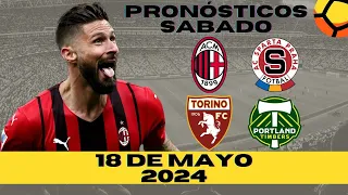 PRONOSTICOS DEPORTIVOS HOY SABADO 18 de MAYO l PRONOSTICOS DEPORTIVOS GRATIS (LIGAS EUROPEAS)✅🏆