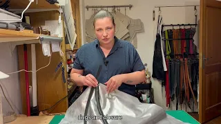 Making-Of a leather bag for Mother's Day · sustainable leather scrap usage