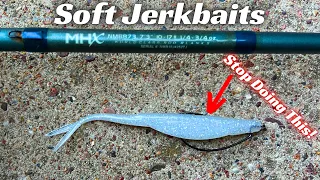 90% Of Anglers Don’t Know How To Fish A Soft Jerkbait! Try These Retrieves!