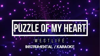 WESTLIFE - Puzzle Of My Heart | Karaoke (instrumental w/ back vocals)