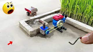 diy tractor mini disel engine water pump| @sunfarming7533 @2toys.