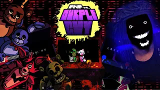 HAHAHAHA!! (Friday Night Funkin') VS OURPLE GUY V3 FULL WEEK, Five Nights At Freddy's Purple Guy