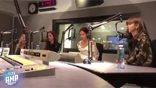 BLACKPINK English Interview with 97 1 AMP Radio   LA New Hit Music Part 1