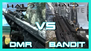 Halo Reach DMR vs Halo Infinite Bandit Comparison