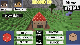 Bloxd io added RED MUSHROOM and BROWN MUSHROOM BLOCK
