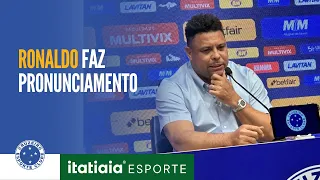 RONALDO SE PRONUNCIA DE FORMA OFICIAL SOBRE A VENDA DA SAF