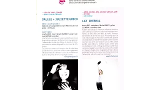 Juliette GRECO - J'Arrive (Jacques Brel) @ Halle aux Grains Toulouse 2013