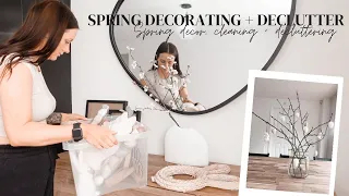 Spring cleaning, decluttering + decorating for easter 2023!