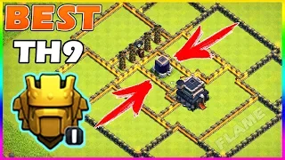 Best BASE Th9! EPIC NEW TOWN HALL 9 TROPHY BASE DESIGN! Clash of Clans New 2018