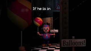 How To Survive Balloon Boy In FNAF 2! #shorts #fnaf #fnaf2 #balloonboy #tutorial