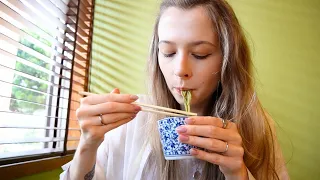 Eating Authentic Japanese Soba and Tempura in Tokyo【Japan Life】