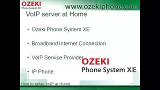 How to setup VoIP at home, method of building up a VoIP network to manage internet calls from home