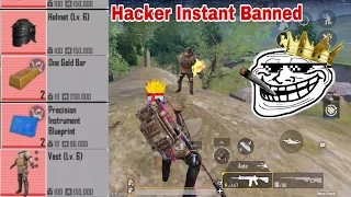 Hacker instant banned After Shooting Me - Pubg Mobile Metro Royale Mode gameplay