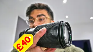 CHEAP VINTAGE ZOOM Lens | Review (80-200mm)