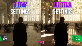 Hogwarts Legacy : Low vs Ultra Settings | Graphics & FPS Comparison