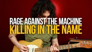 Как играть Rage Against the Machine RATM Killing In the Name на гитаре