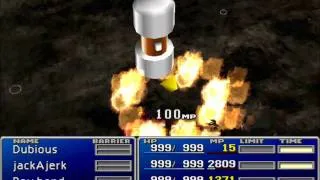 Final Fantasy VII Most Epic Battle - Hardcore Hack - Beating Trash Weapon, God, Sephi's Yummy Mummy