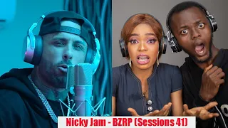 OUR FIRST TIME HEARING Nicky Jam || BZRP Music Sessions #41 REACTION!!!😱