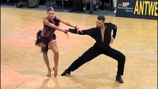 Bartosz Lewandowski - Anna Walachowska, POL | World Open in Antwerp 2024, Final, Cha Cha