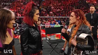 Bayley confronts Becky Lynch and Lita - WWE RAW 3/27/2023