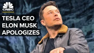 Tesla CEO Elon Musk Apologizes: 'No Excuse for Bad Manners'