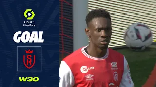 Goal Folarin BALOGUN (90' +1 pen - SdR) STADE DE REIMS - STADE BRESTOIS 29 (1-1) 22/23