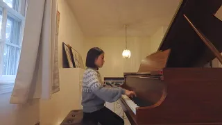 Hanna (10) plays J.S. Bach, Invention 6 in E major, BWV 777