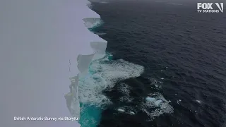 World's largest iceberg, 3 times the size of LA, moving after being grounded for nearly 40 years