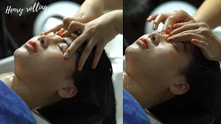 Falling into Deep Sleep Quickly with Asmr MAGICAL HANDS Facial Massage at New Seoul Hair Salon