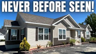 NEW modular home with NEVER BEFORE SEEN floor plan! Prefab House Tour