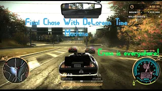 NFS Most Wanted 2005 - Final Pursuit in DeLorean Time Machine!