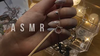 ASMR рассказываю и показываю близко к микрофону.✨моя бижутерия✨