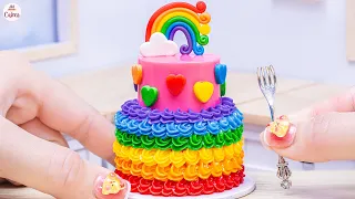 Amazing Rainbow Cake🌈1000+ Miniature Rainbow Cake Recipe🌞Best Of Rainbow Cake Ideas