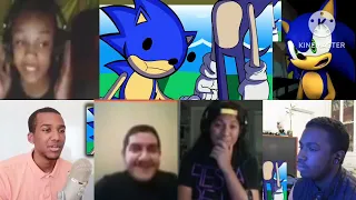 Sonic.EXE Bonus Fight REACTION MASHUP.